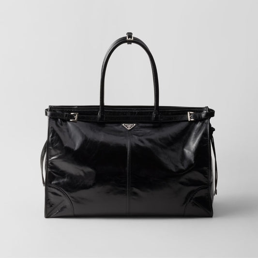Prada Bonnie Leather Tote Bag