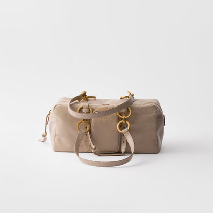 Prada Dangle Medium Leather Top-Handle Bag