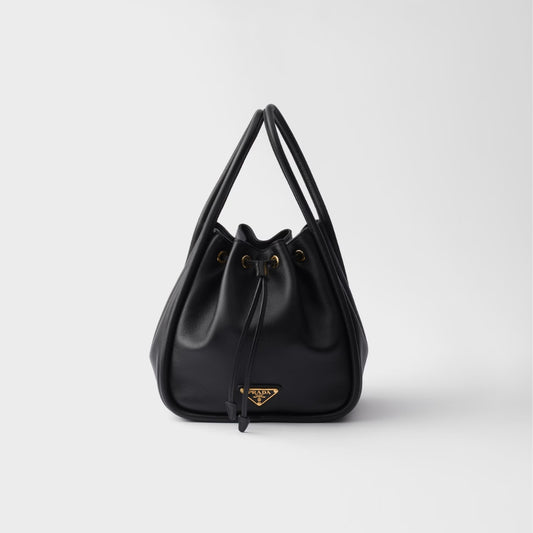 Prada Darling Mini Leather Bucket Bag