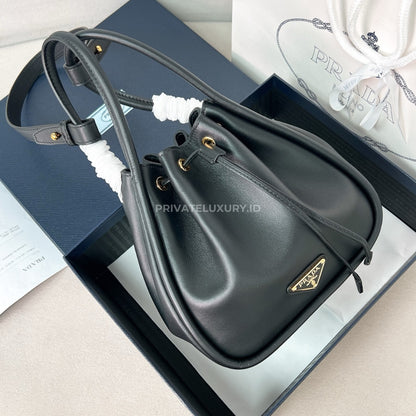 Prada Darling Mini Leather Bucket Bag