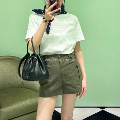 Prada Darling Mini Leather Bucket Bag