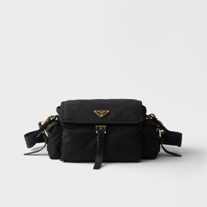 Prada Explore Medium Re-Nylon Shoulder Bag with Flap