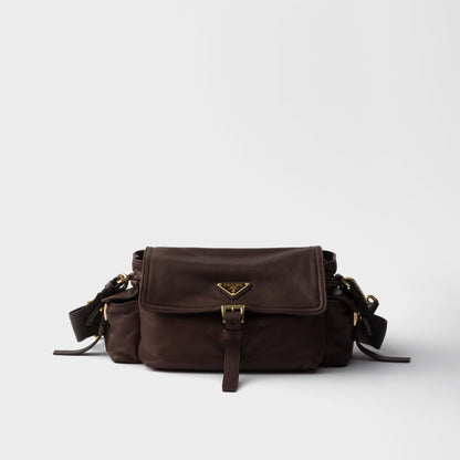 Prada Explore Medium Re-Nylon Shoulder Bag with Flap