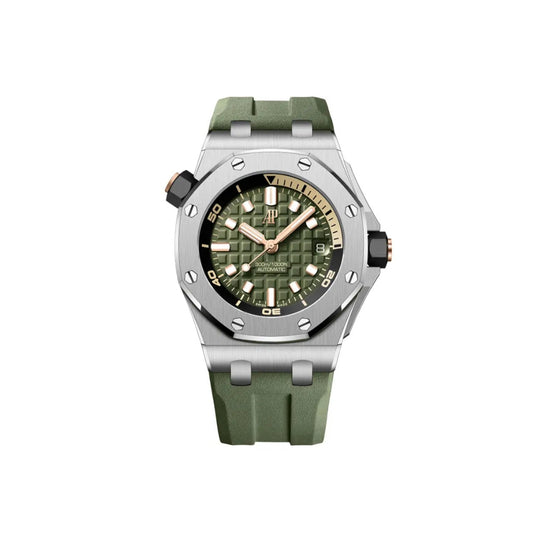 Royal Oak Offshore 42 - 15720ST.OO.A052CA.01 Diver Selfwinding Khaki Green