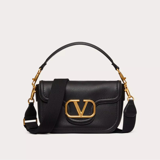 Alltime Grainy Calfskin Shoulder Bag